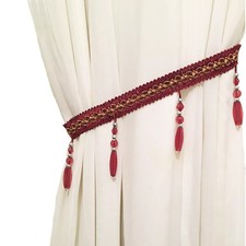Beaded Curtain Tie Backs Rope