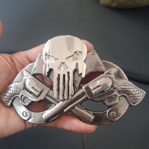 The punisher belt buckle - punisher,,