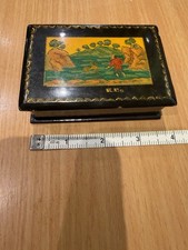 Russian Lacquer Ware Lidded