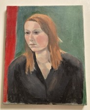 Vintage Oil Painting Lady