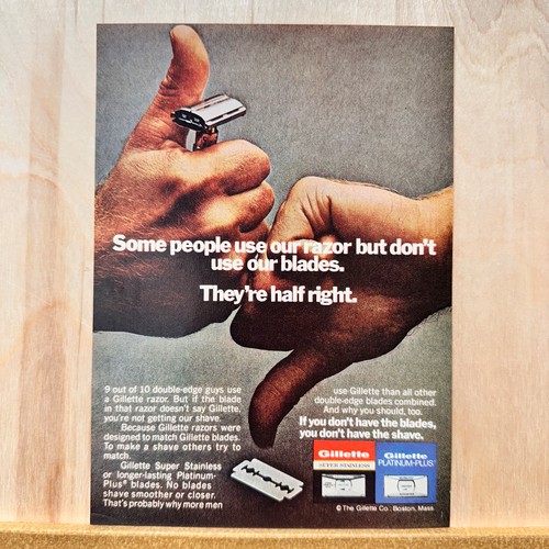 1974 gillette double edge - 1974,