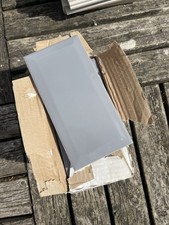 B&Q Taupe Gloss Metro Ceramic Indoor Wall Tile (L)200mm (W)100mm