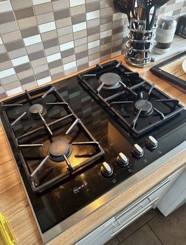 Neff gas hob - burner, black