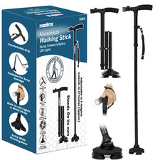 Folding Walking Stick with LED