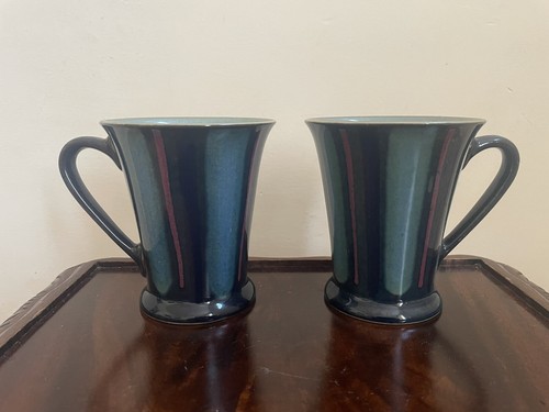 Denby stripped mugs oven