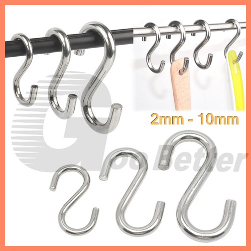 Stainless steel hook hooks - steel, s