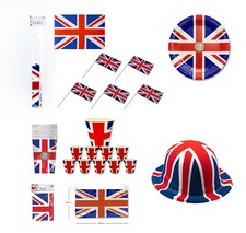 Paper Plates Cups Union Jack