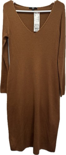 New uniqlo rust merino blend - new,