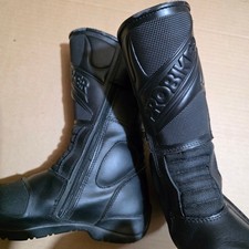 Black Motorcycle Boots UK 6 EU