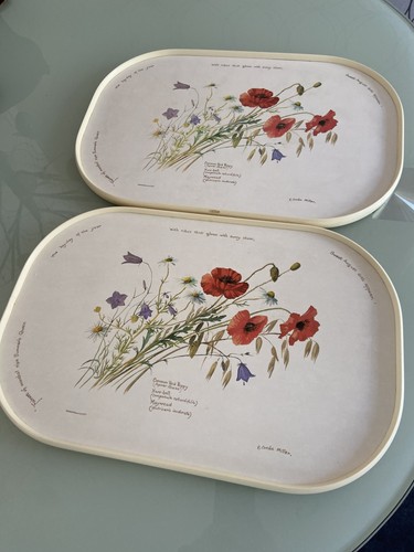 Vintage floral melamine - floral,