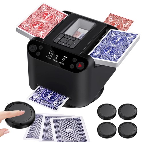 Card shuffler and dealer