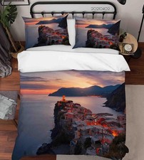 3D Seaside City Landscape