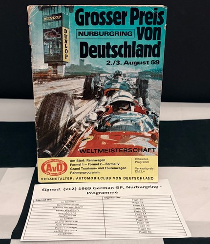 Signed 1969 german - signed, gp