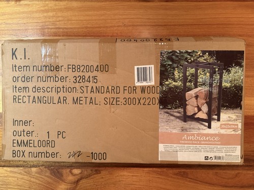 Ambiance metal firewood - ambiance,