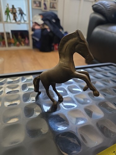 Vintage solid brass - solid, horse