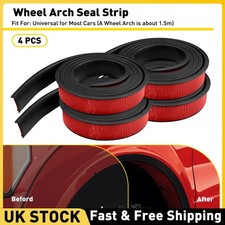 4x Universal Rubber Door Seal