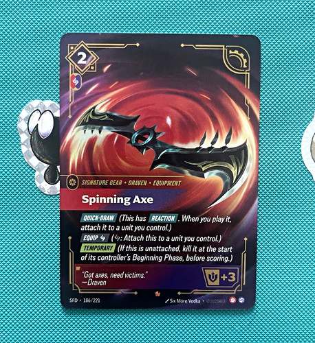 Riot games spinning axe - riot,