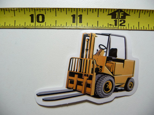 Forklift left small - small, sticker