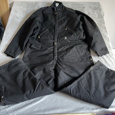 Carhartt Coveralls Mens 48 Regular Black Insulated Heavyweight Overalls X06 BLK
