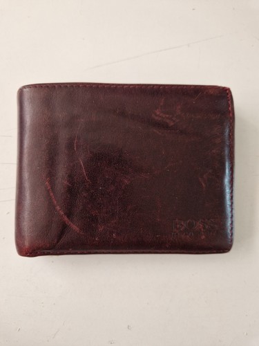 Hugo boss brown leather wallet - boss,