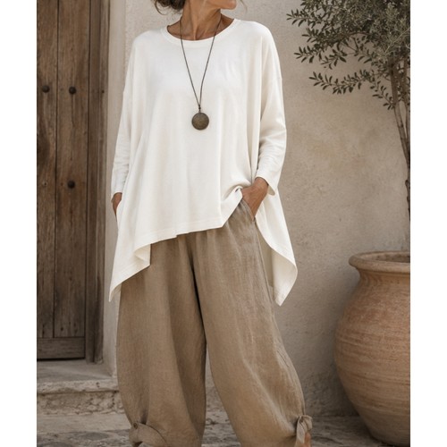 Eskandar ivory pima cotton - ivory,