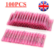 100x Red 18-22 Gauge Heat