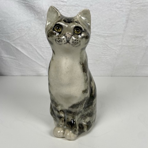 Winstanley pottery cat size - pottery,