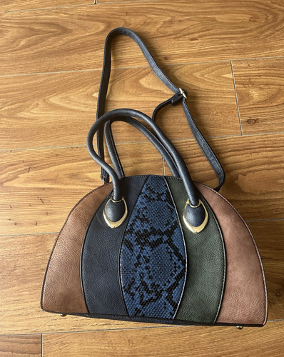 Women faux leather - leather, dome