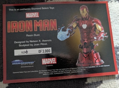 Marvel ironman metallic resin - marvel,