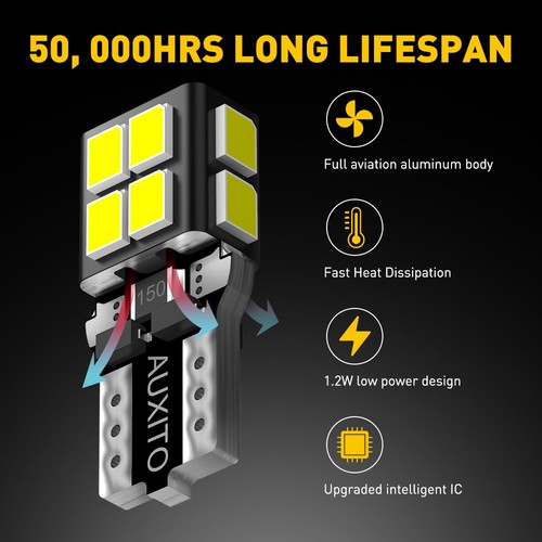 T10 car bulbs - 2x,