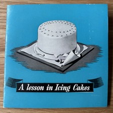 Vintage STORK SUSAN CROFT A LESSON IN ICING CAKES Cookery Book No. 4 BOOKLET