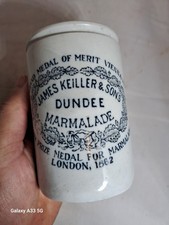 Excellent 1lb James Keiller Dundee Marmalade Pot c1890’s 