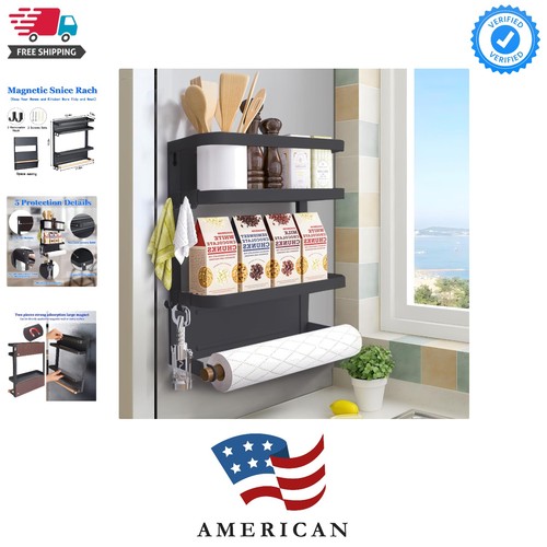 Magnetic spice rack for - magnetic,