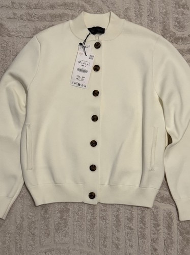 Nwt zara cream - white, knit