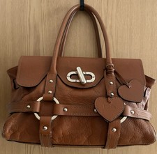 Luella Heavy Leather Bag - Tan
