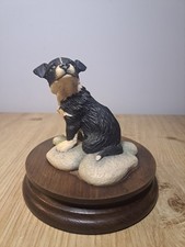 Boarder Fine Arts Border  Collie Pup Gyp JH15  Hand Painted