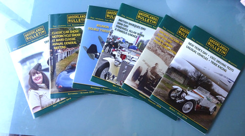 Brooklands bulletin 6 issues - -,