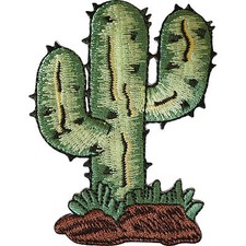 Cactus Iron On Patch / Sew On