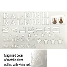 Raleigh Team USA decal set for
