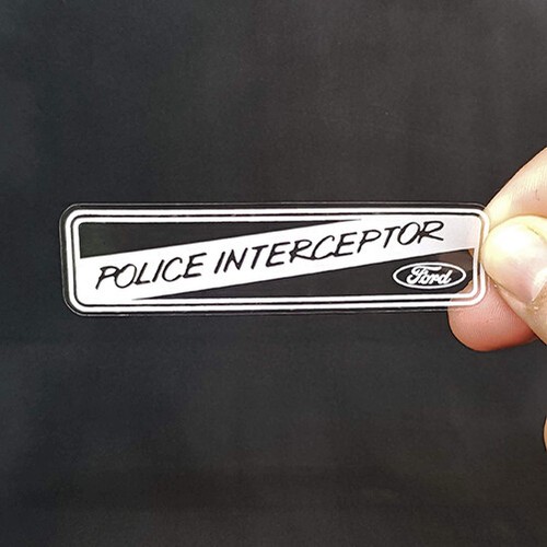 Police interceptor stickers - 2,