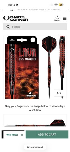 Mission lava darts 24g 95 - mission,