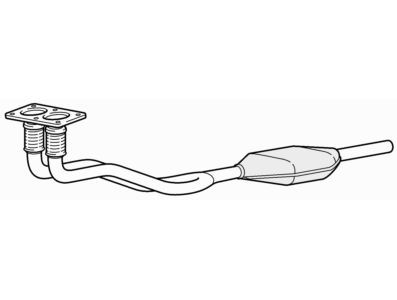 Front exhaust pipe catalytic - &,