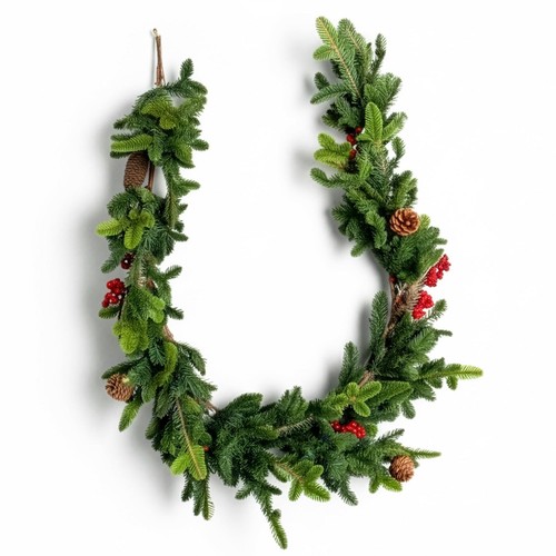 Shatchi fir garland 180cm - fir,
