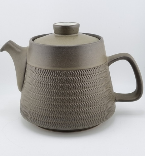 Denby chevron teapot large - denby,