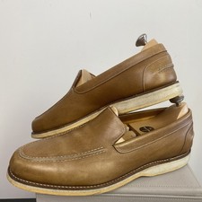 JOHN LOBB Leather Slip On Casual Loafers Boat Shoes ‘Miami’ UK 10E Men’s Luxury