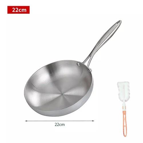 28cm stainless steel frying - 22-28cm,