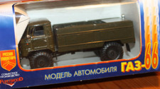 Gaz-66 1:43 Green Khaky FUEL TANK truck 4x4 Russian Miniature w/ original box
