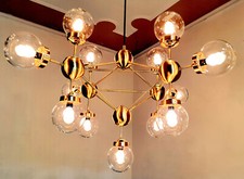 Huge Size Brass Classic Sputnik Chandelier Made From Pure Brass Decorative Light