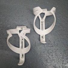 Bontrager Elite Plastic water bottle cages, White. Pair