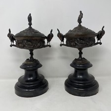 Antique bronze wildlife coupe - bronze,